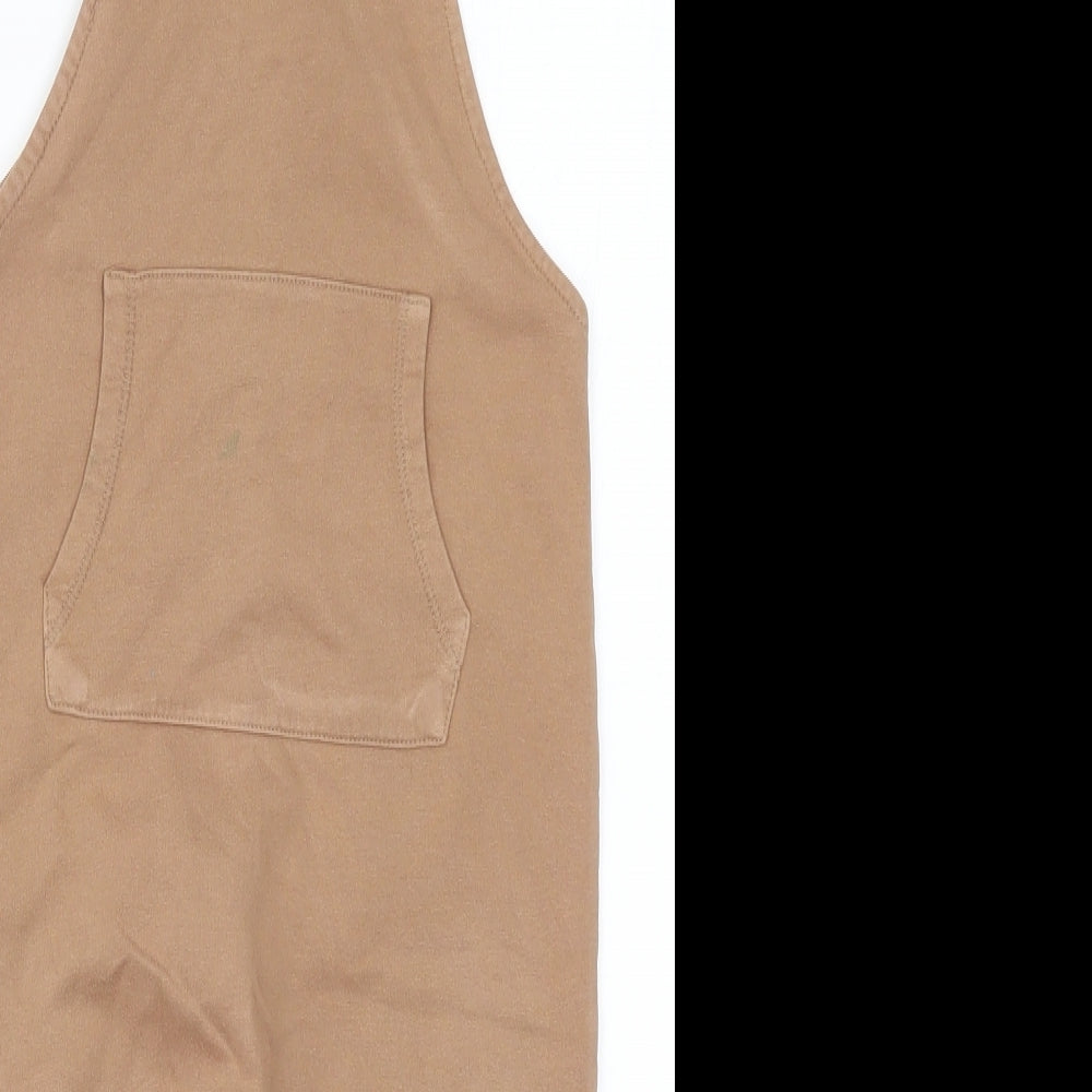 H&M Boys Brown   Dungarees Trousers Size 3-4 Years
