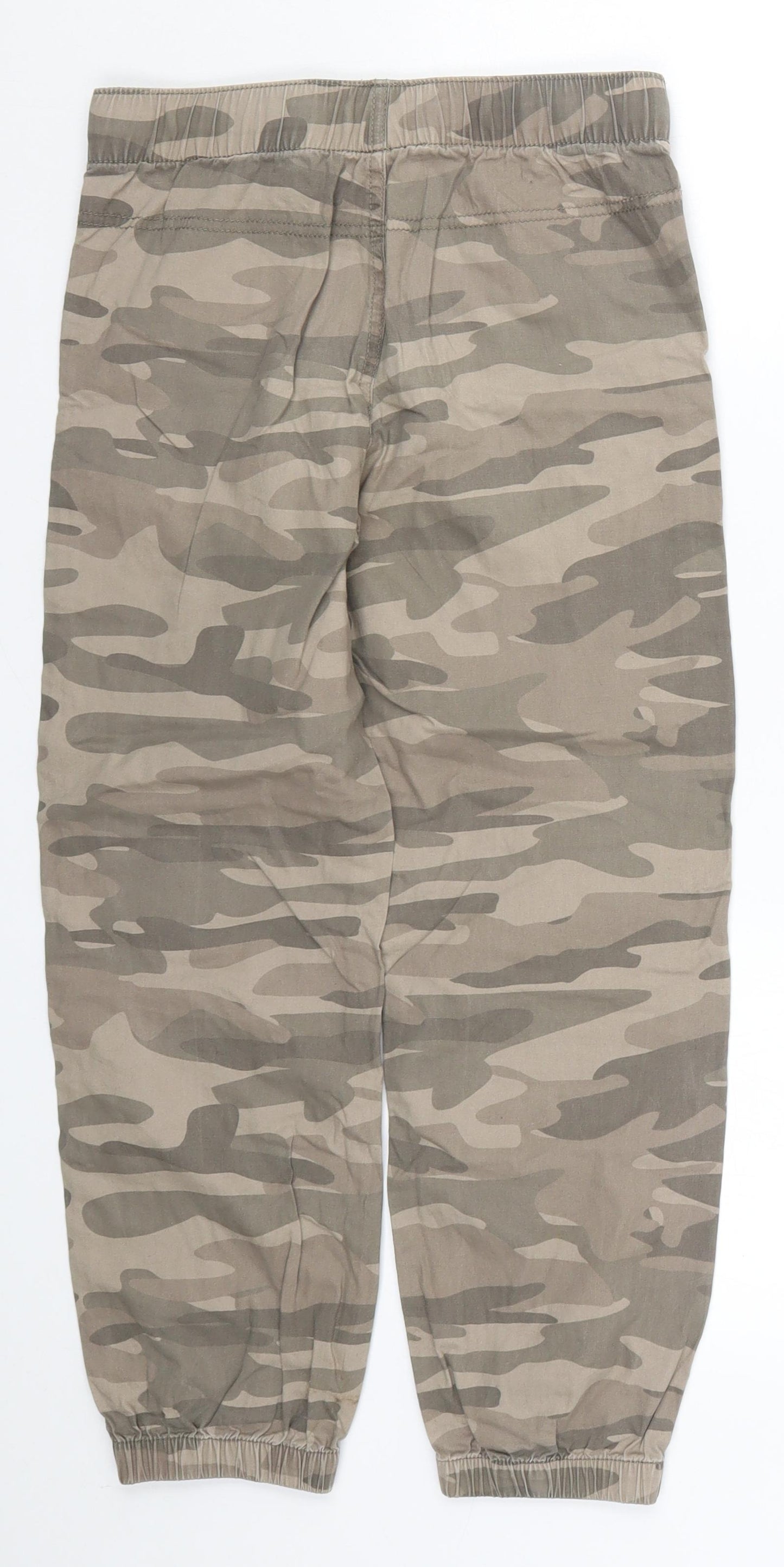George Boys Brown Camouflage  Cargo Trousers Size 9-10 Years