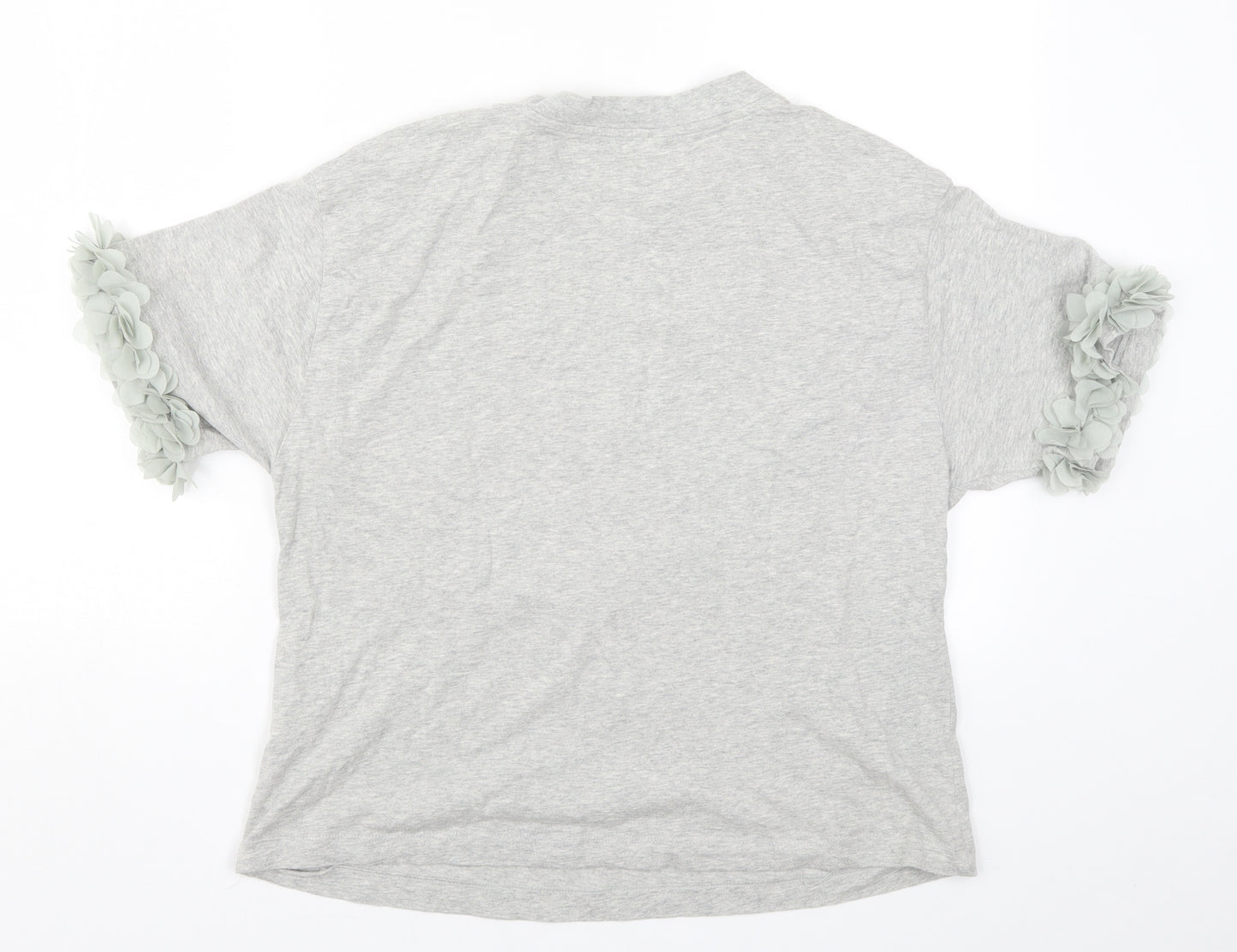 River Island Womens Grey   Basic T-Shirt Size 14