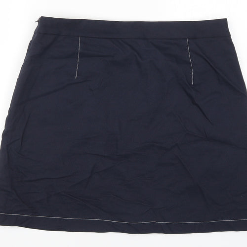 Dorothy Perkins Womens Blue   A-Line Skirt Size 16