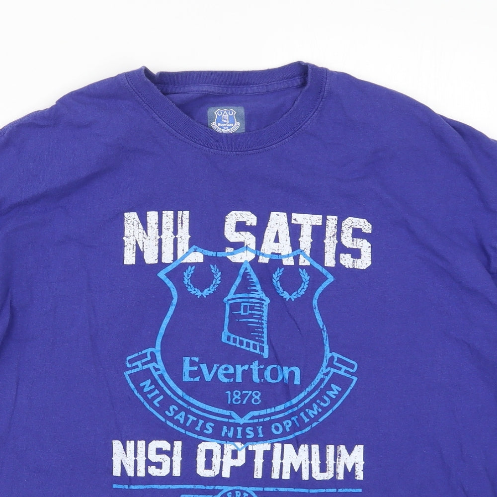 Everton Mens Blue    T-Shirt Size XL  - Everton
