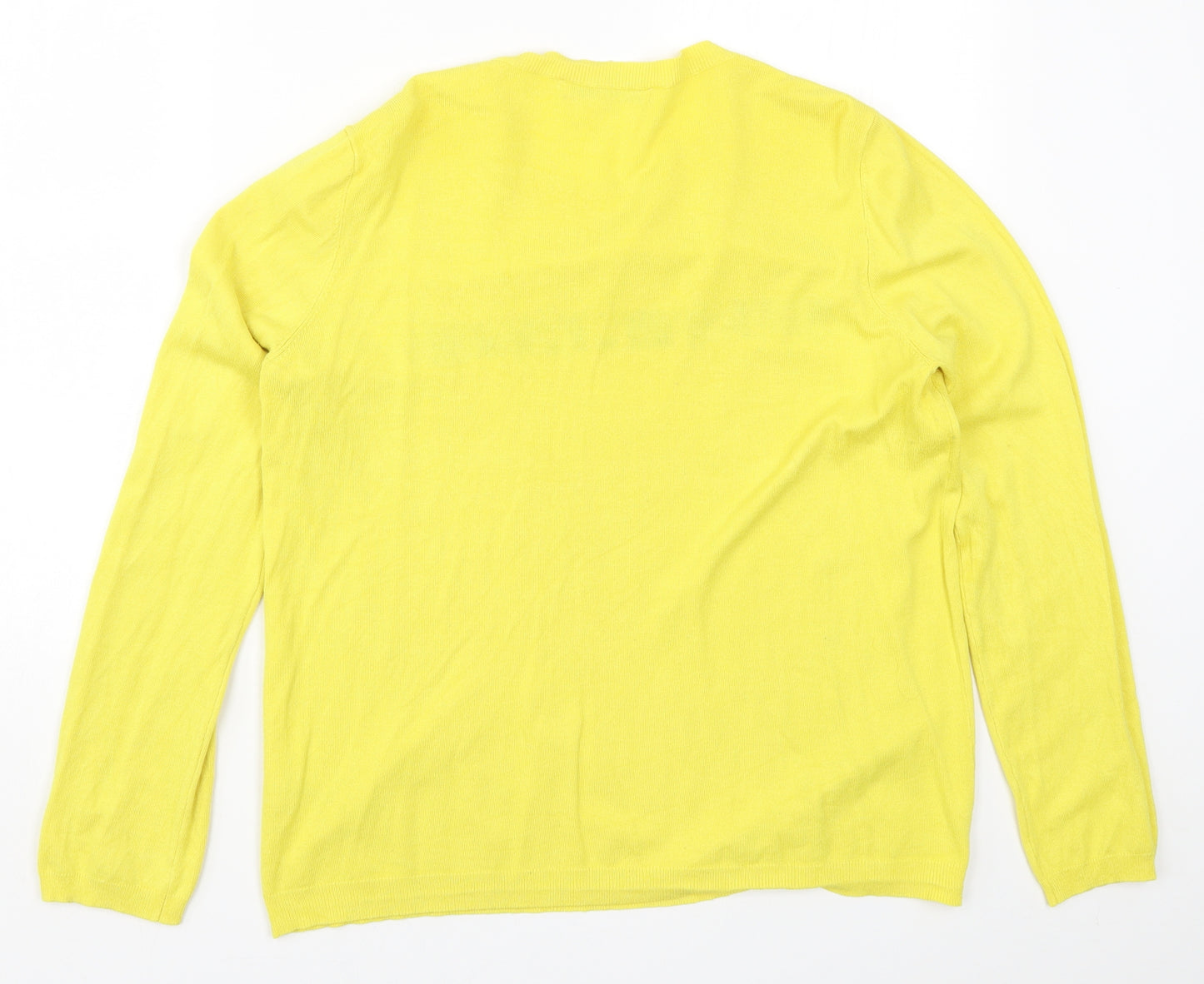 Michelle Keegan Womens Yellow  Knit Pullover Jumper Size 14  - Just Maybe