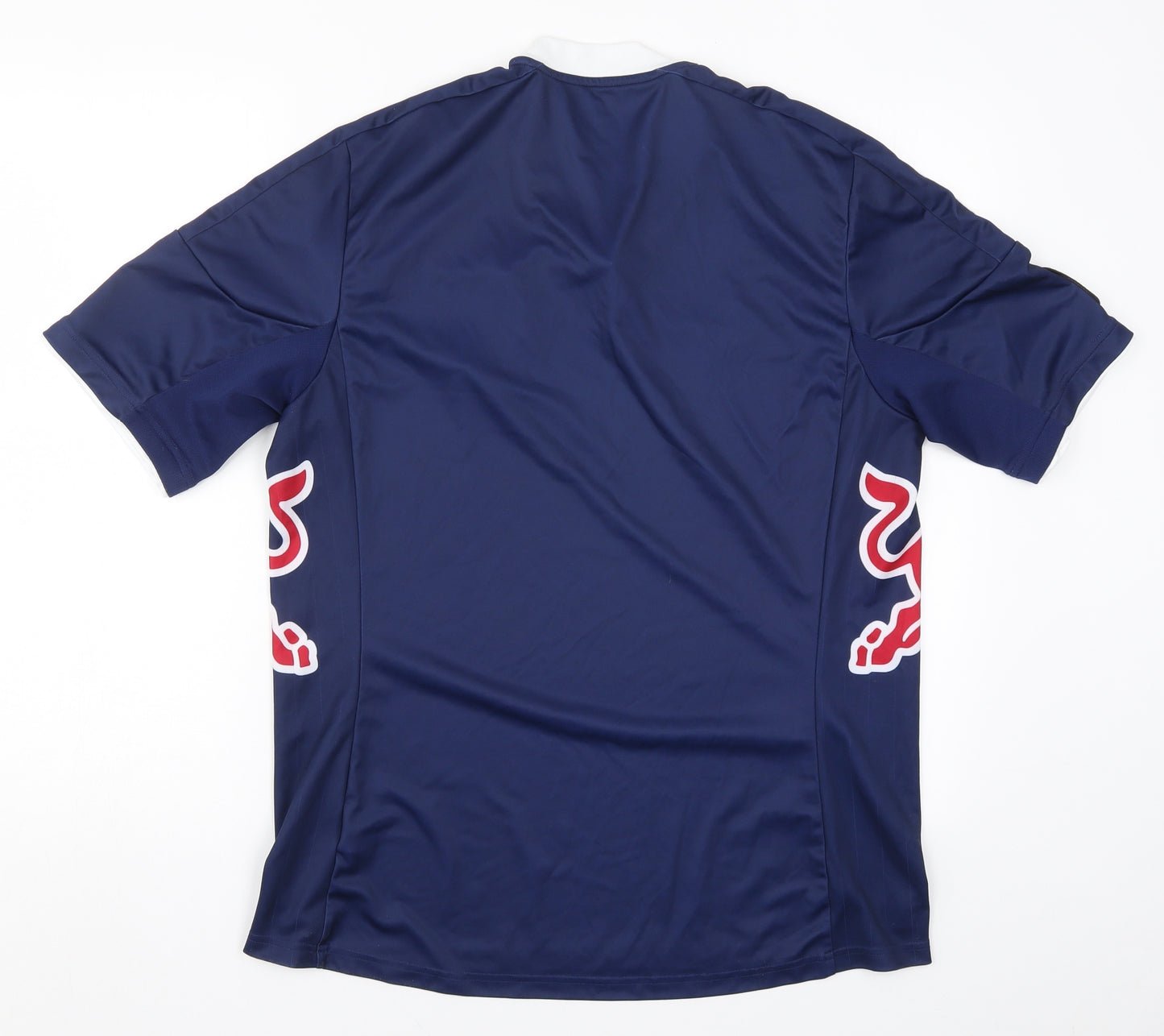 adidas Mens Blue    T-Shirt Size L  - Red Bull