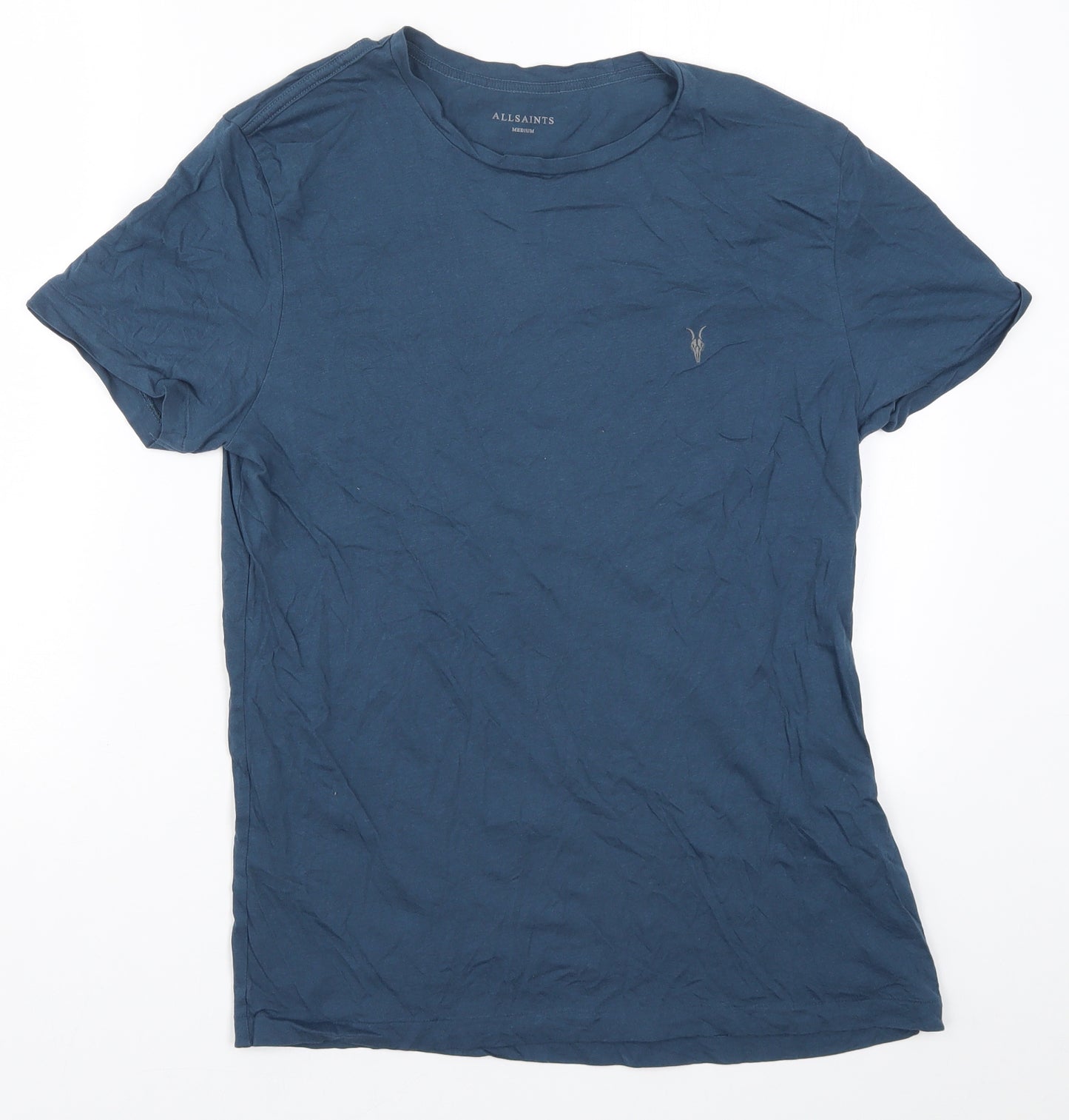 AllSaints Mens Blue    T-Shirt Size M