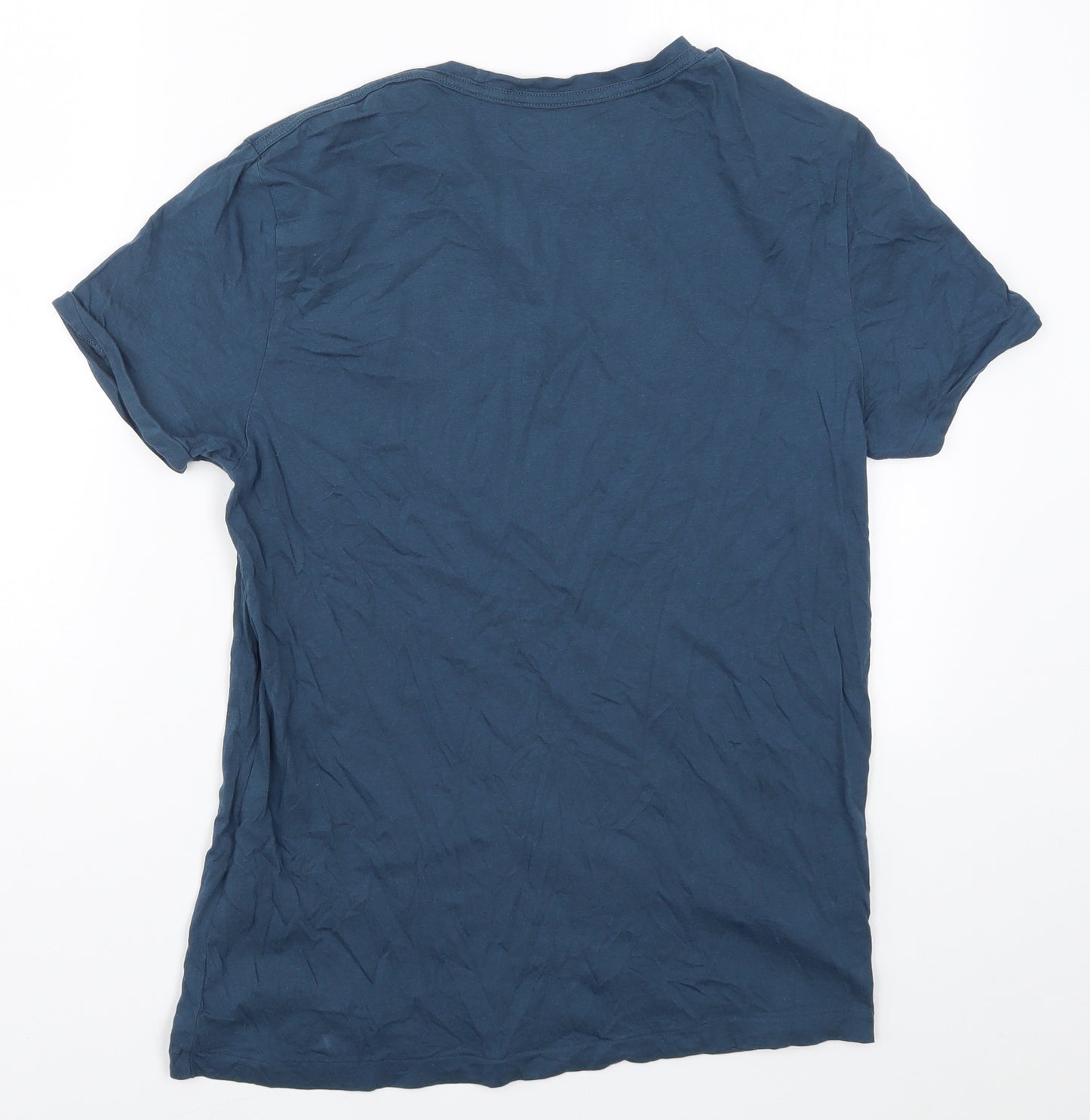 AllSaints Mens Blue    T-Shirt Size M