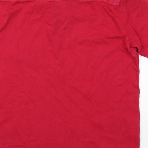PEACEFUL HOOLIGAN Mens Pink    Polo Size M