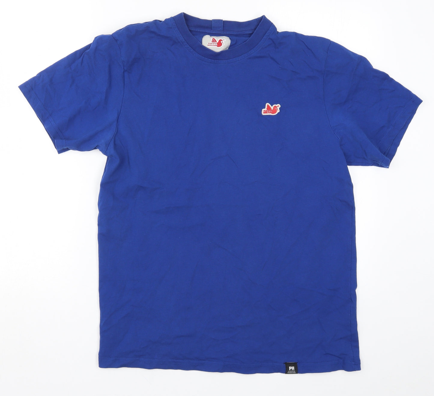 PEACEFUL HOOLIGAN Mens Blue    T-Shirt Size M