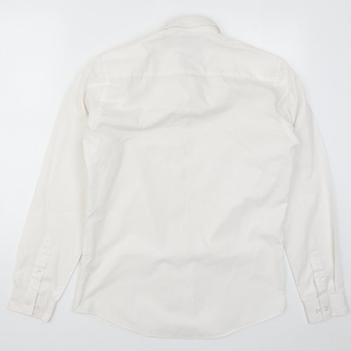 Taylor & Wright Mens White    Dress Shirt Size 15