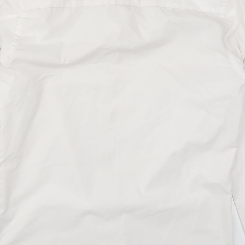 Taylor & Wright Mens White    Dress Shirt Size 15