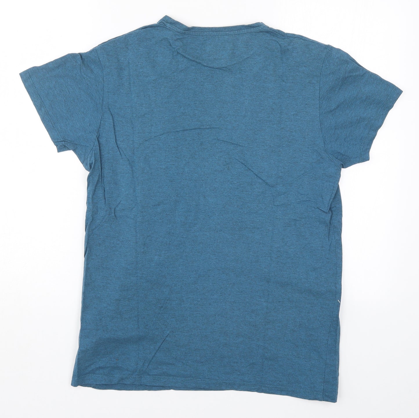 Cedar Wood State Mens Blue    T-Shirt Size M
