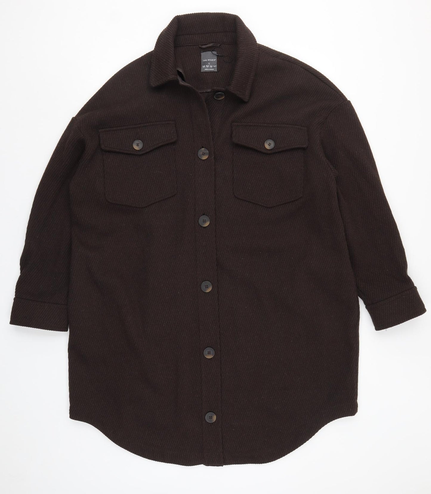 Primark Womens Brown   Jacket  Size 14  - Shacket