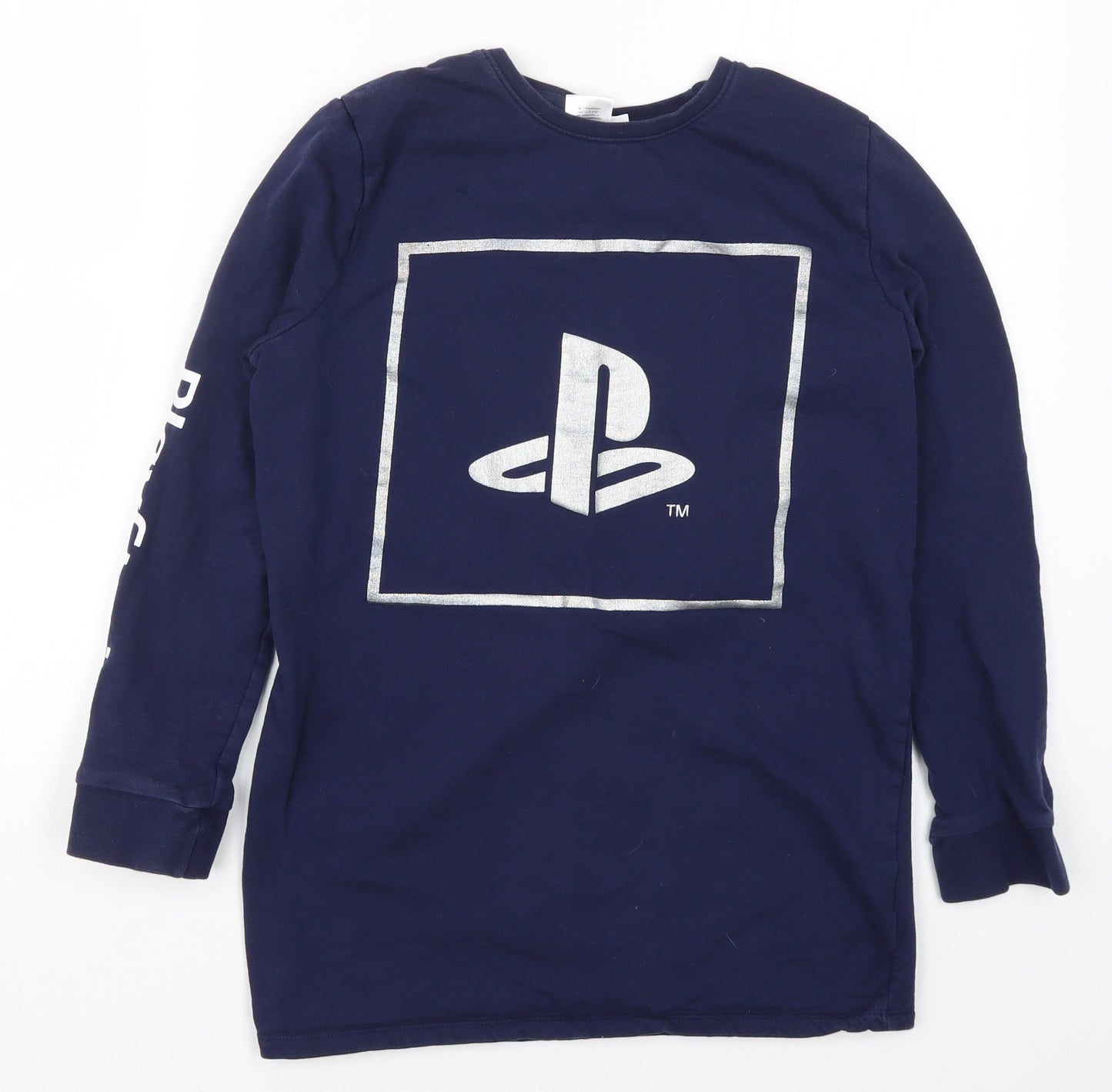 F&F Boys Blue   Pullover Sweatshirt Size 12-13 Years  - Playstation