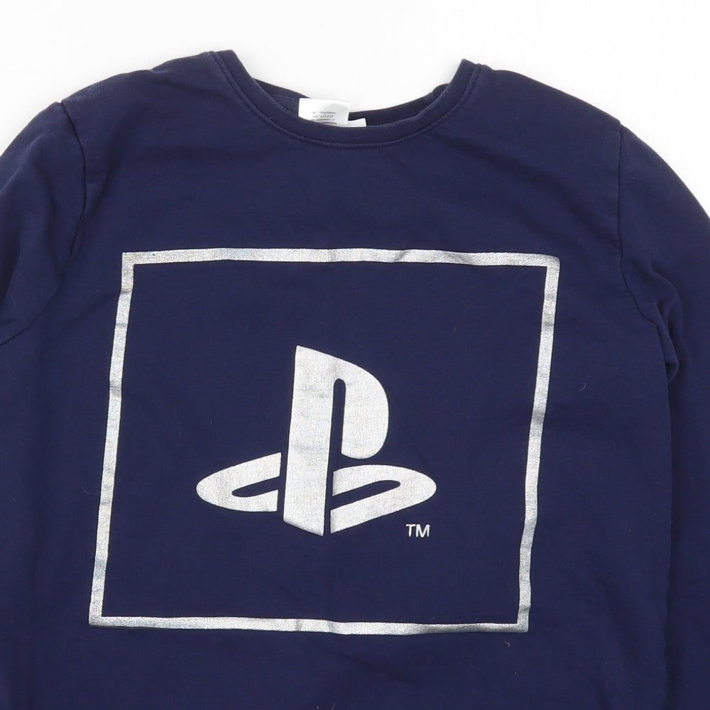 F&F Boys Blue   Pullover Sweatshirt Size 12-13 Years  - Playstation