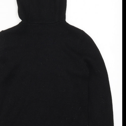 F&F Boys Black  Knit Pullover Hoodie Size 9-10 Years  - Gamer