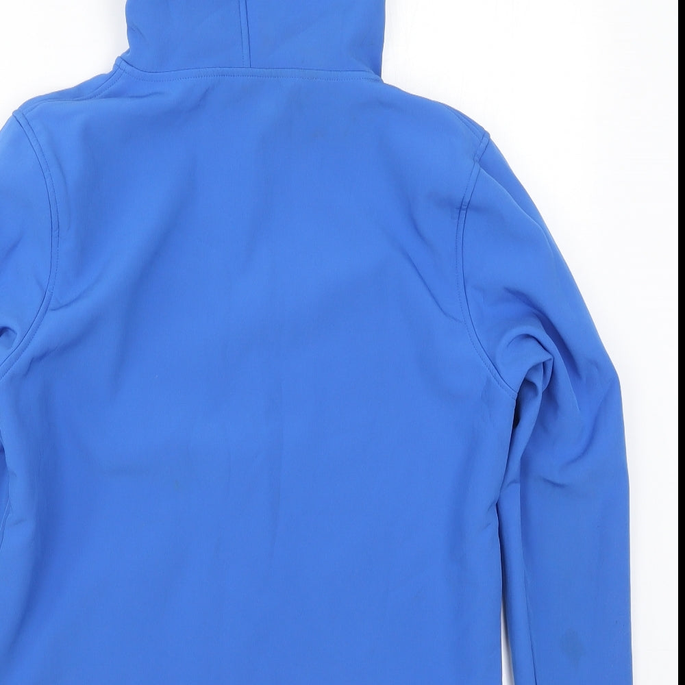 David Luke Girls Blue   Full Zip Hoodie Size 13 Years  - Girl Guides