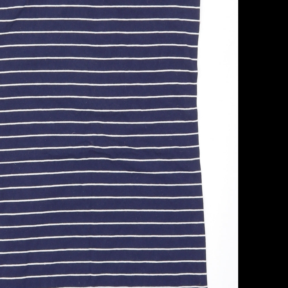 Primark Womens Blue Striped  Basic Tank Size 16