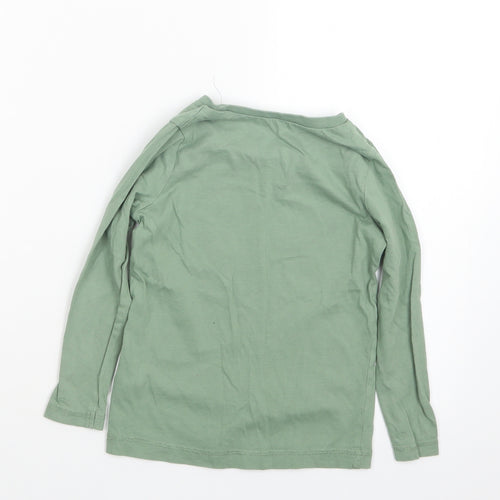 George Boys Green Geometric   Pyjama Set Size 4-5 Years