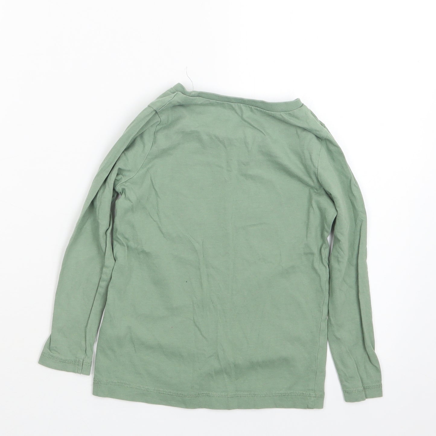 George Boys Green Geometric   Pyjama Set Size 4-5 Years