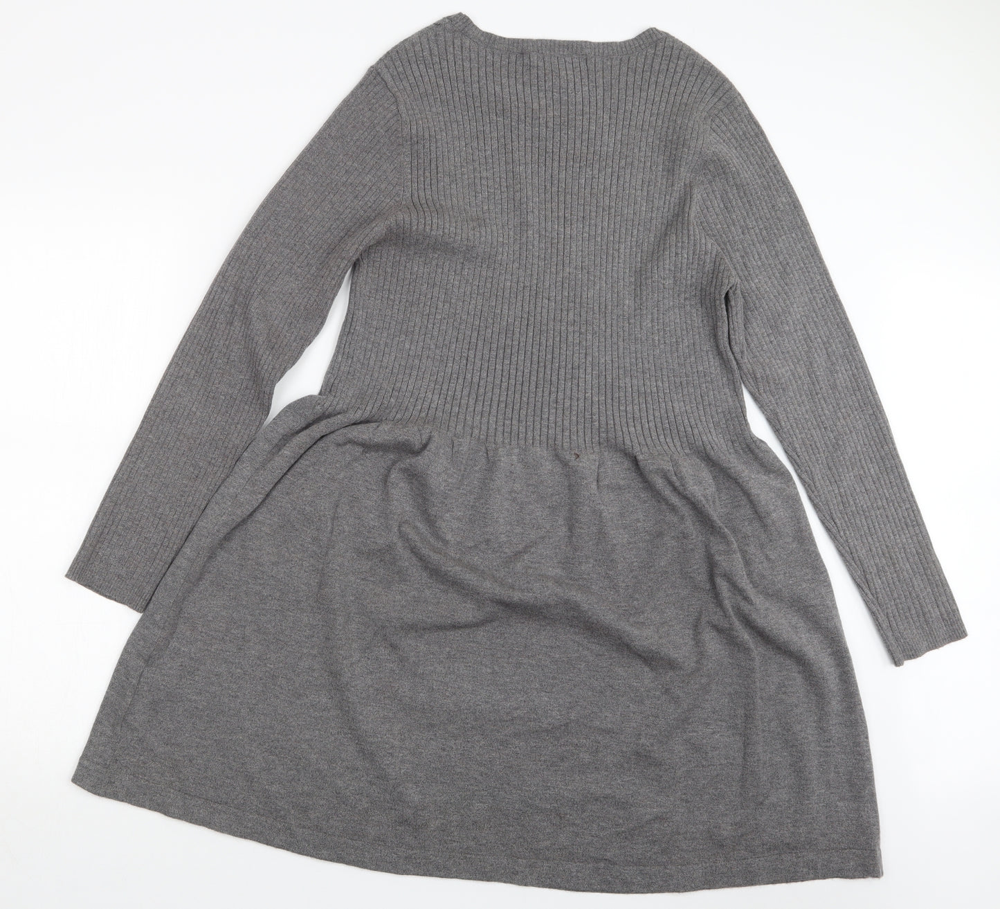 Primark Womens Grey   Jumper Dress  Size 18