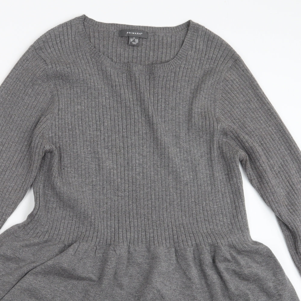 Primark Womens Grey   Jumper Dress  Size 18