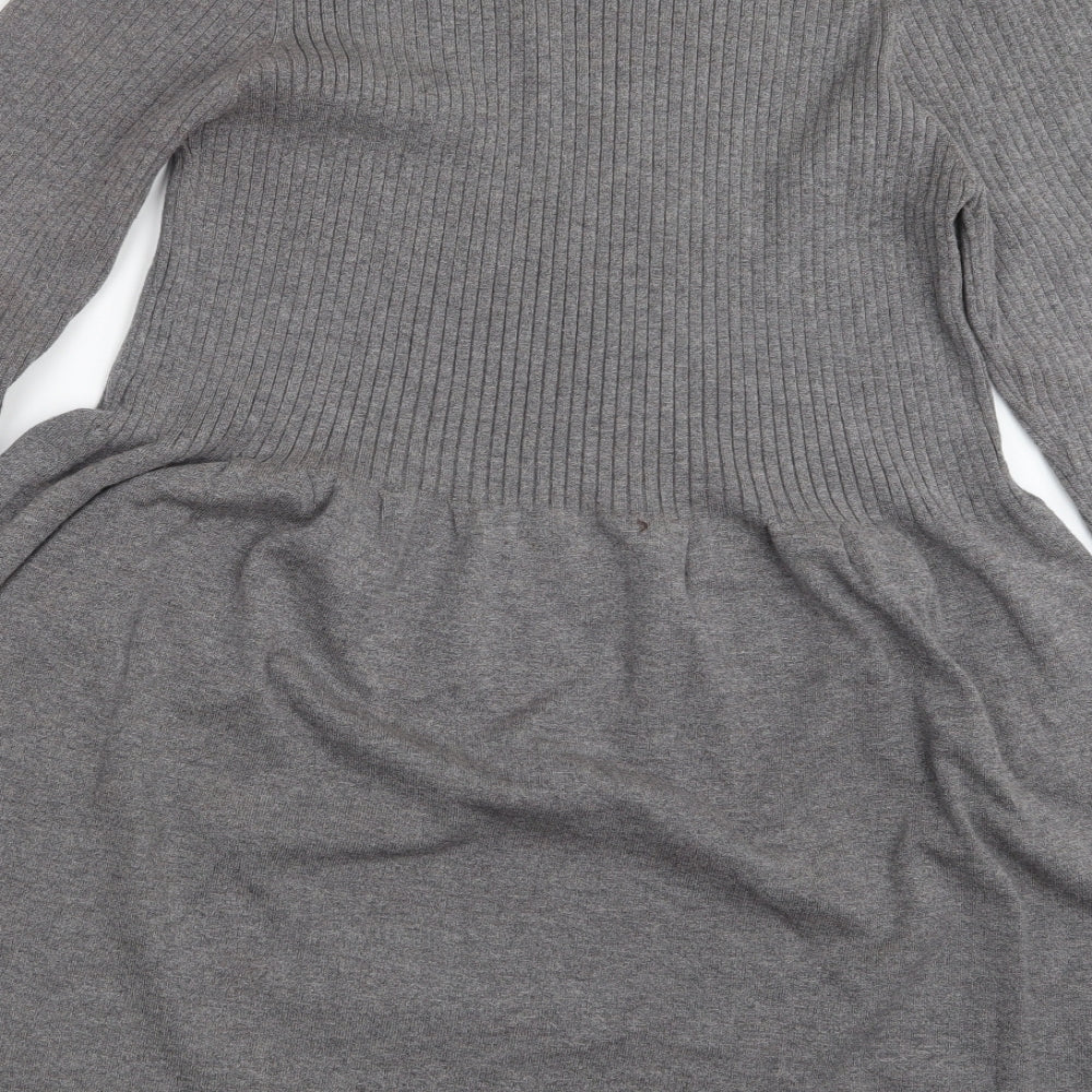 Primark Womens Grey   Jumper Dress  Size 18