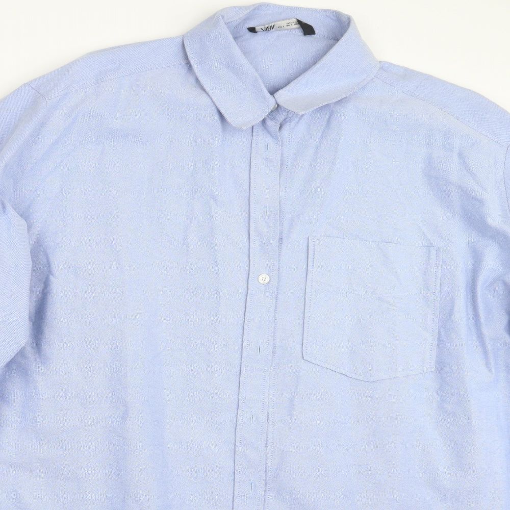 Zara Mens Blue    Button-Up Size L