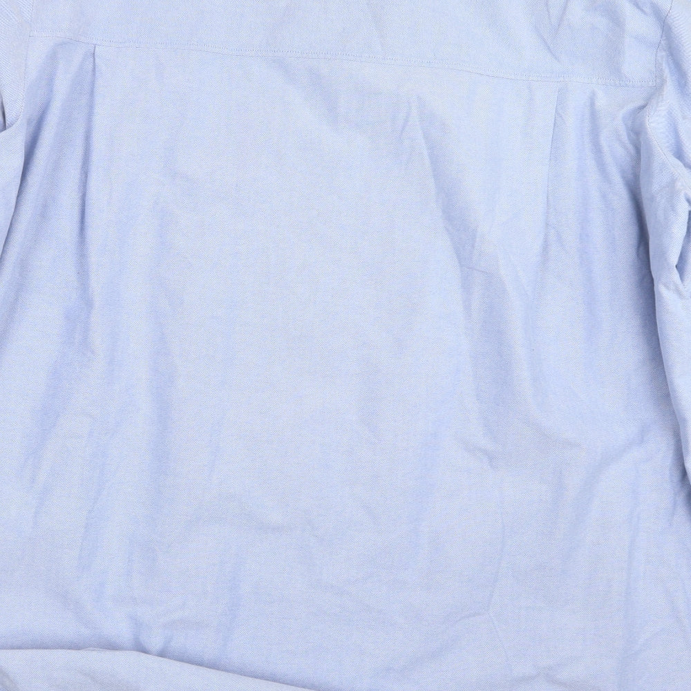Zara Mens Blue    Button-Up Size L