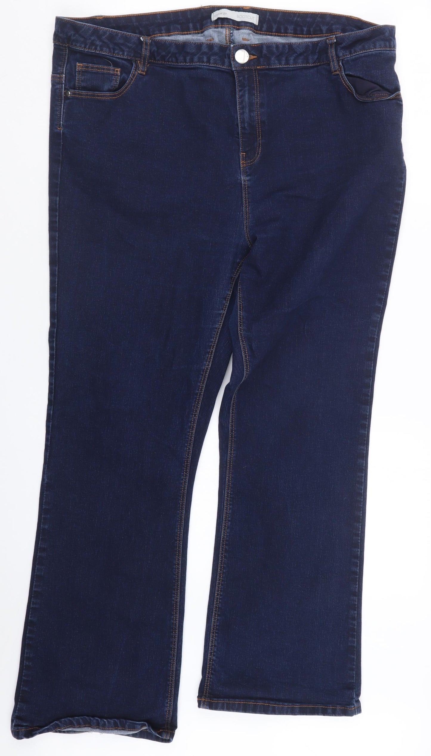 George Womens Blue  Denim Bootcut Jeans Size 20 L28.5 in