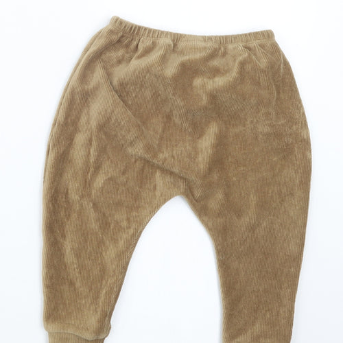 NEXT Boys Brown   Capri Trousers Size 9-12 Months