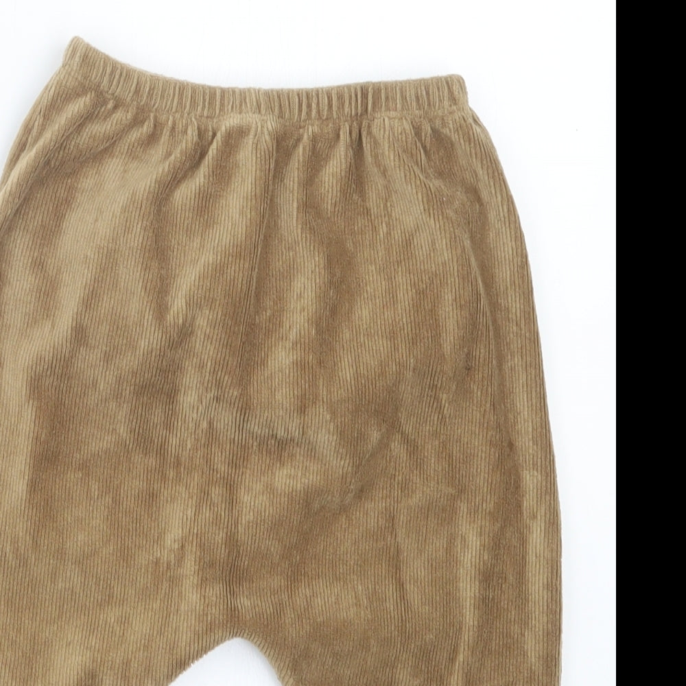 NEXT Boys Brown   Capri Trousers Size 9-12 Months