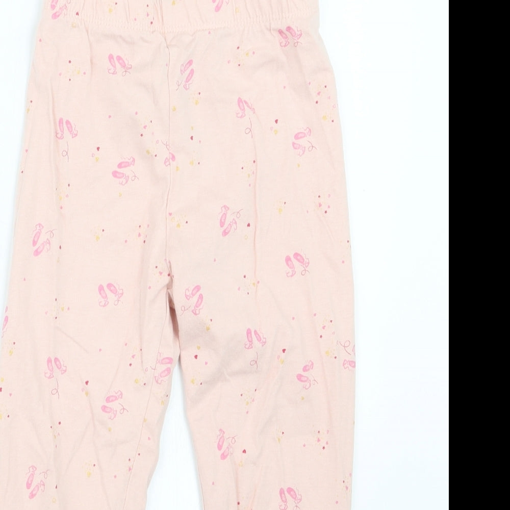 Mothercare Girls Pink Geometric  Cami Pyjama Set Size 3-4 Years