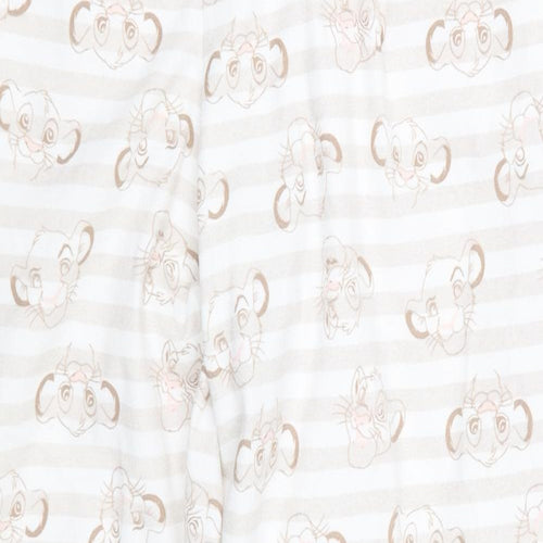 Tesco Womens Beige Geometric  Capri Pyjama Set Size S  - The Lion King