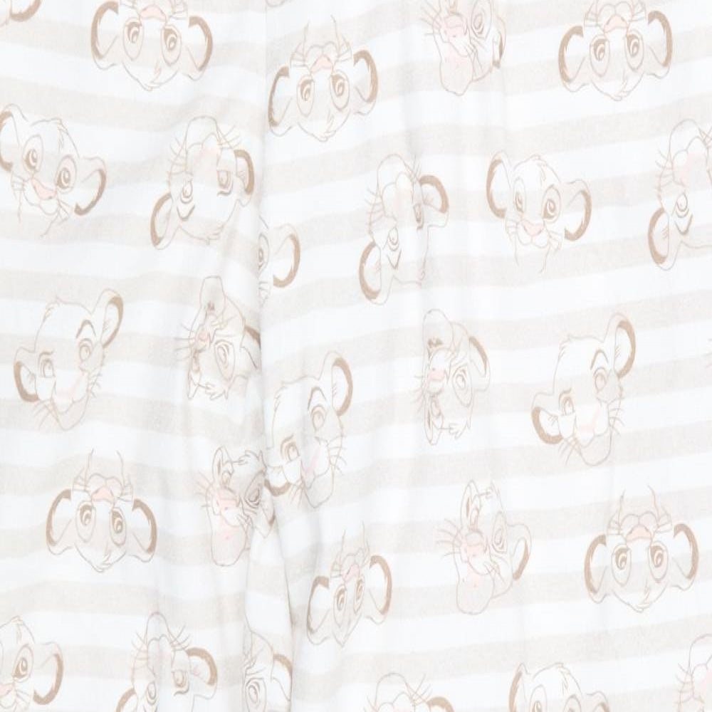 Tesco Womens Beige Geometric  Capri Pyjama Set Size S  - The Lion King