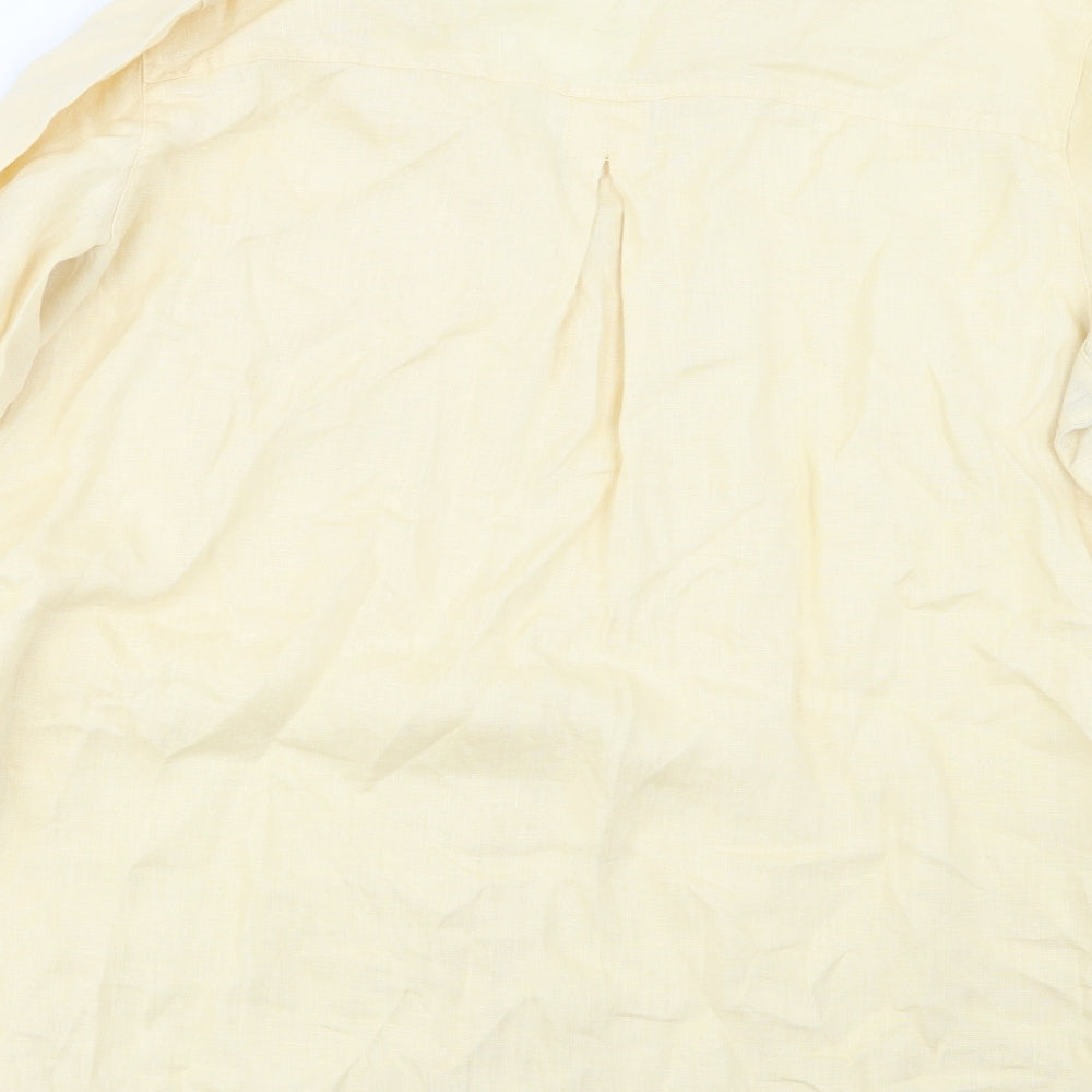 F&F Womens Yellow   Basic Button-Up Size 16