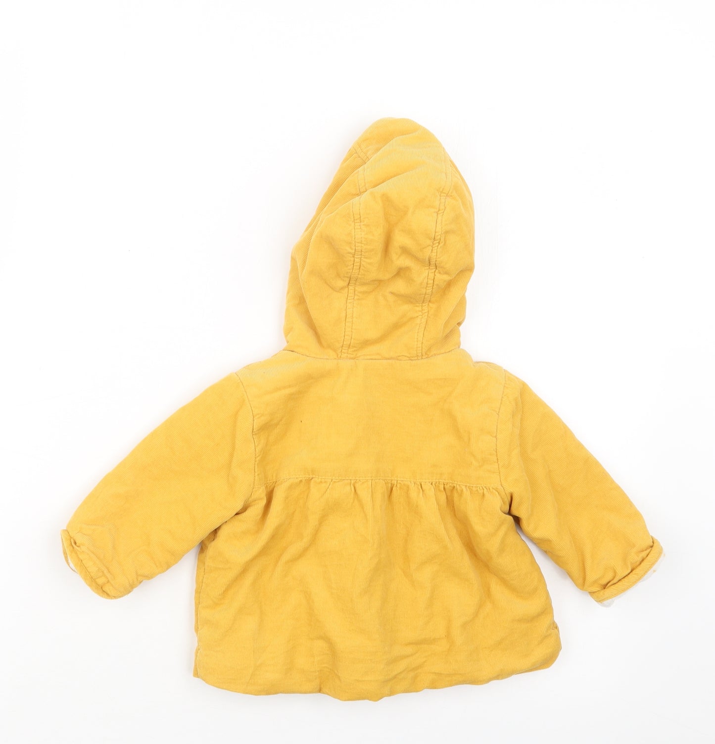NEXT Girls Yellow   Jacket Coat Size 3-6 Months