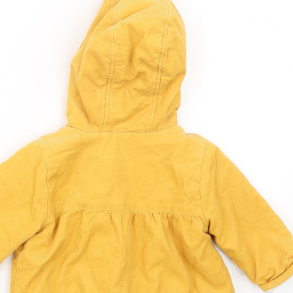 NEXT Girls Yellow   Jacket Coat Size 3-6 Months