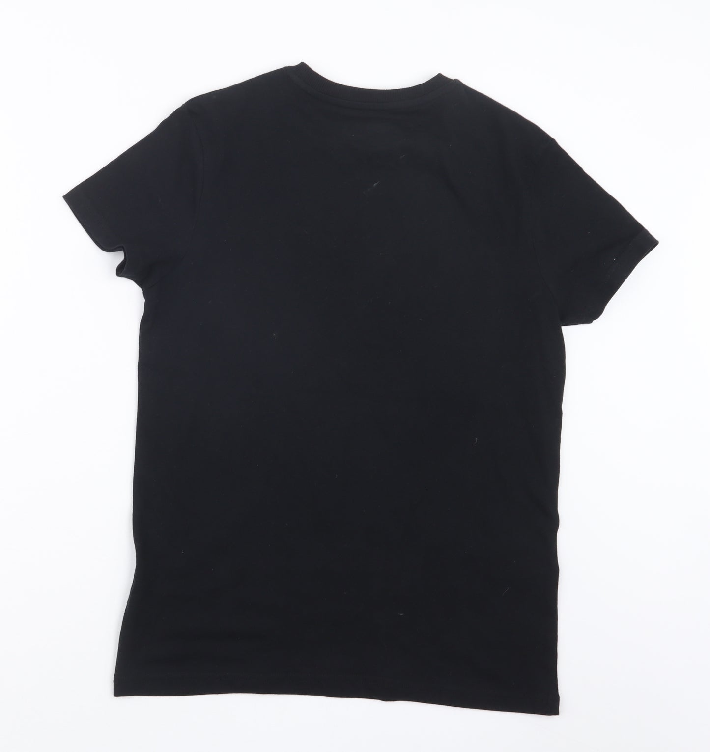 Marks and Spencer Boys Black   Basic T-Shirt Size 11-12 Years