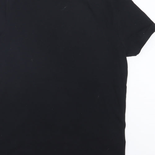 Marks and Spencer Boys Black   Basic T-Shirt Size 11-12 Years