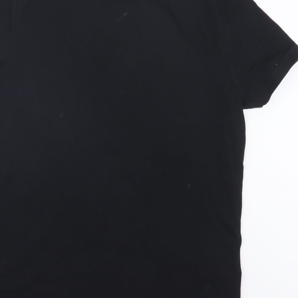 Marks and Spencer Boys Black   Basic T-Shirt Size 11-12 Years