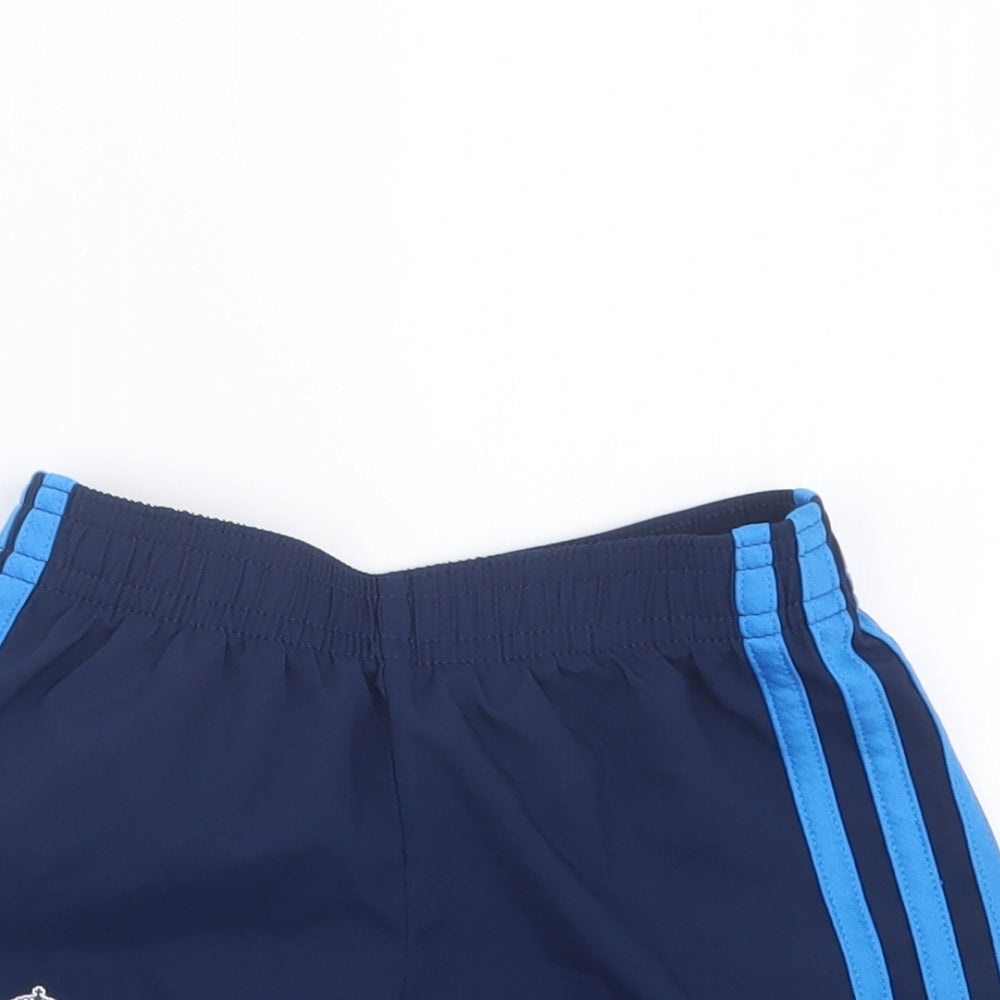 adidas Boys Blue   Sweat Shorts Size 2-3 Years