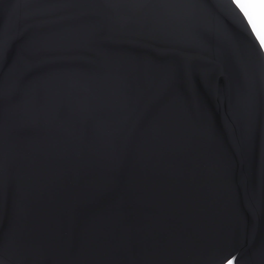 Papaya Womens Black   Basic Blouse Size 8