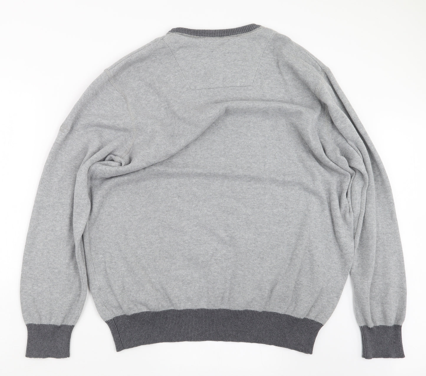 Timberland Mens Grey  Knit Pullover Jumper Size 2XL