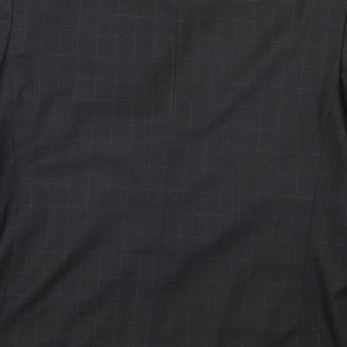 Zantos Mens Grey Check  Jacket Suit Jacket Size 42