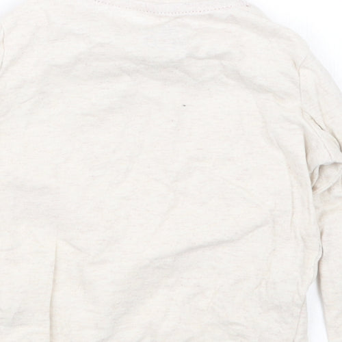 F&F Boys Beige   Basic T-Shirt Size 6-9 Months