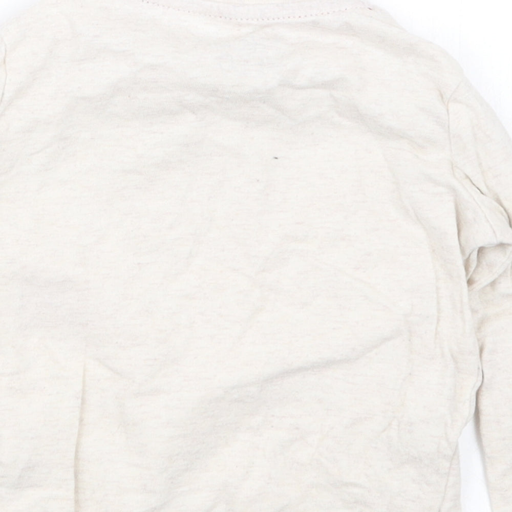 F&F Boys Beige   Basic T-Shirt Size 6-9 Months