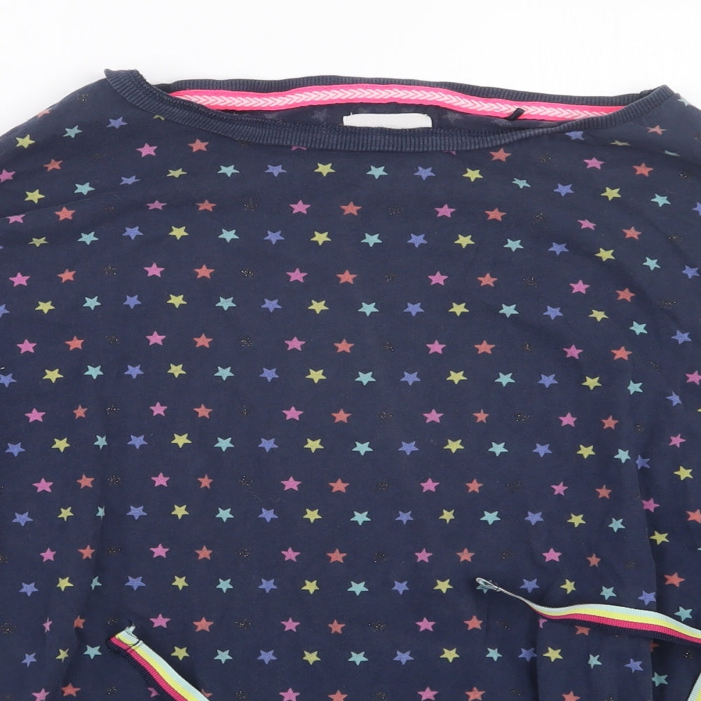NEXT Womens Blue Geometric  Top One Piece Size M