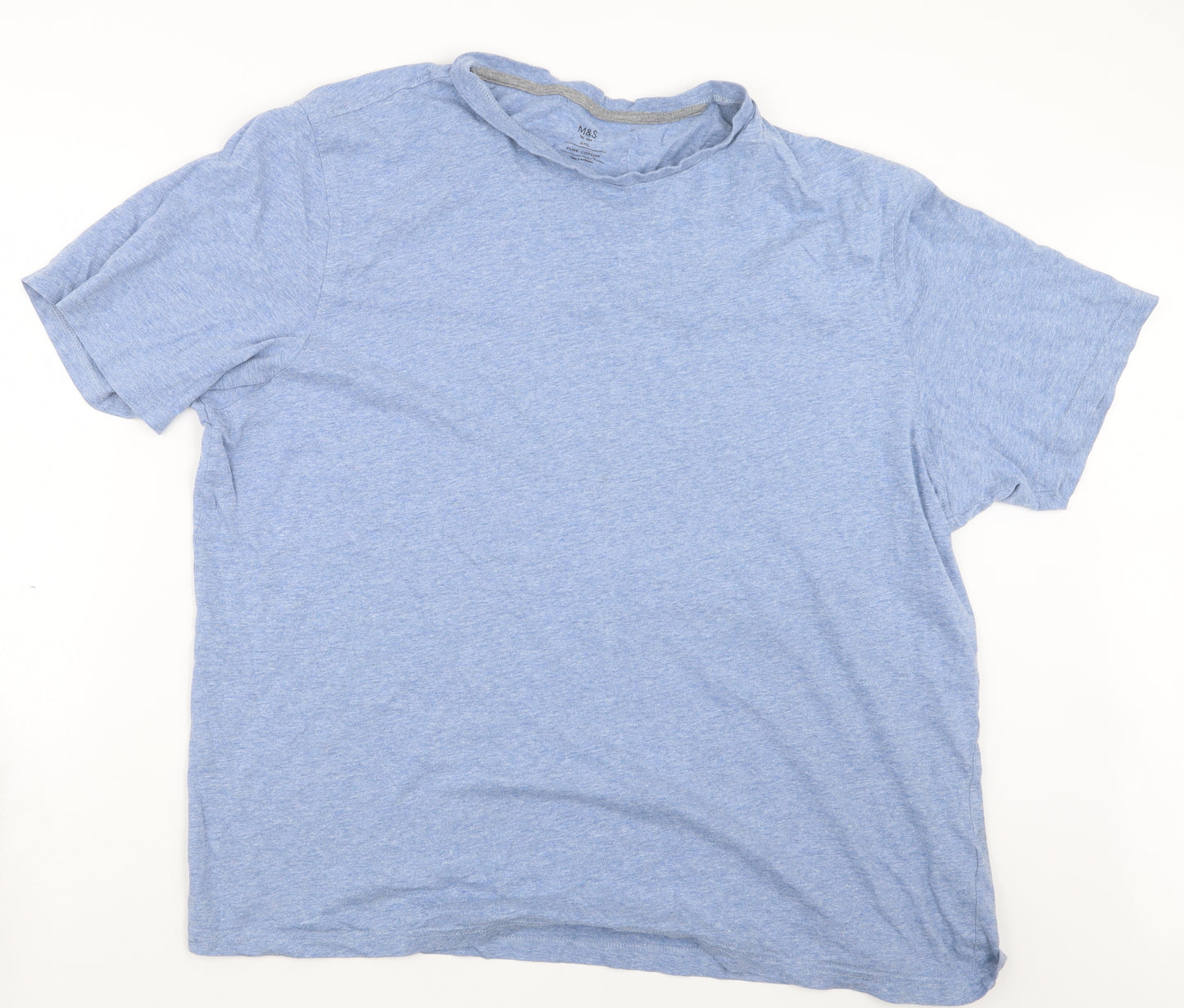 Marks and Spencer Mens Blue    T-Shirt Size 2XL