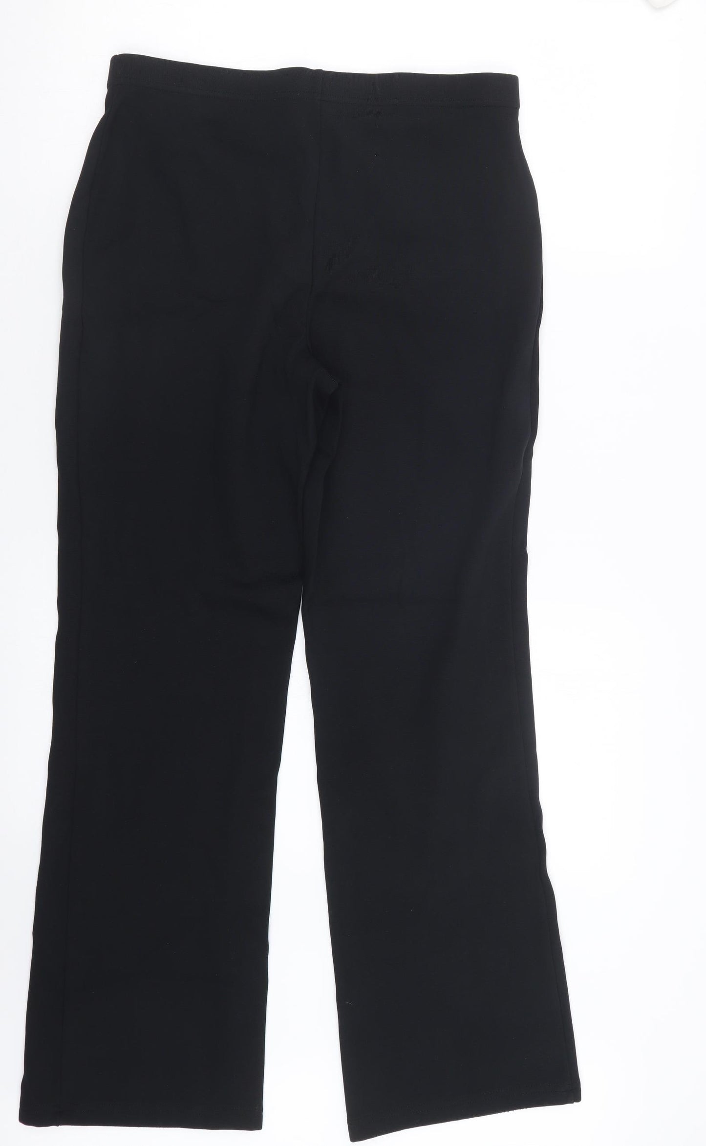 Marks and Spencer Womens Black   Trousers  Size 14 L28 in