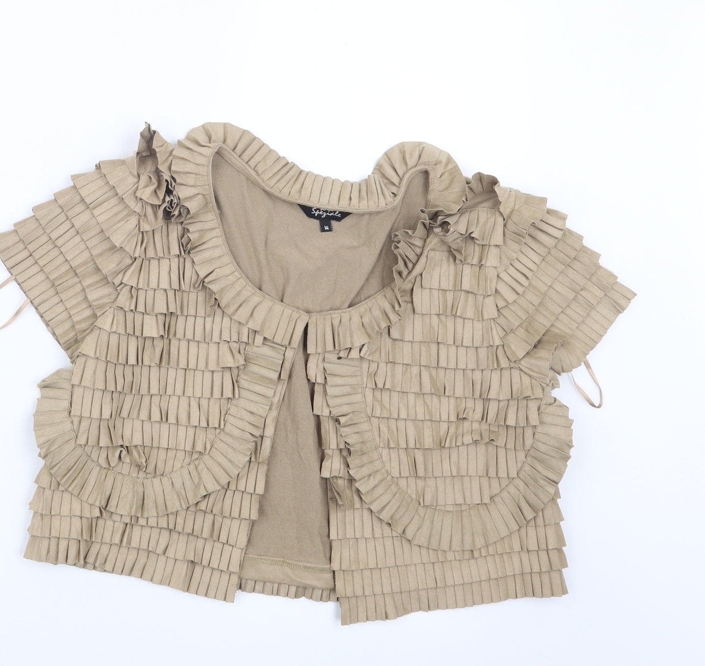 Per Una Womens Beige   Jacket  Size 14