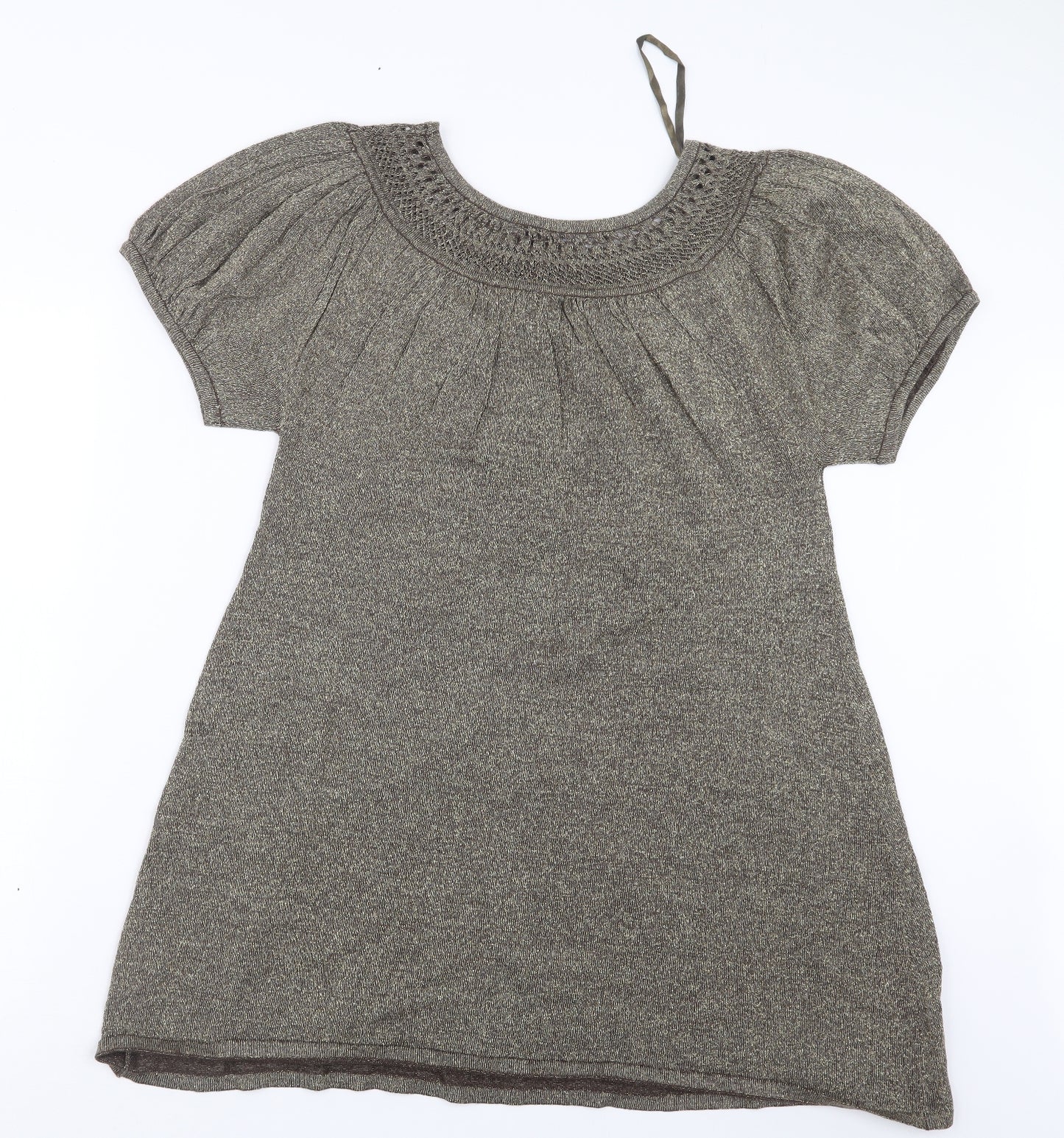 Atmosphere Womens Gold  Knit Pullover Jumper Size 14